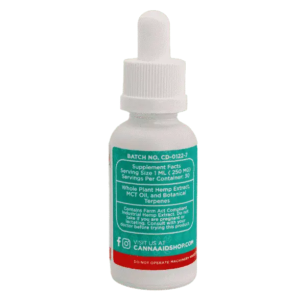 CannaAid CBD Tincture 7,500mg-20,000mg CannaAid