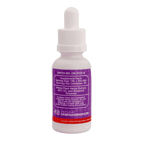 CannaAid CBN + CBD Tincture – 3,000mg CannaAid