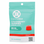 THC Delta 8 Strawberry Gummies 30MG each CannaAid