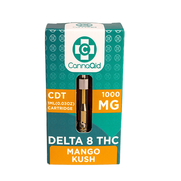 Delta 8 Mango Kush Vape Cartridge CannaAid