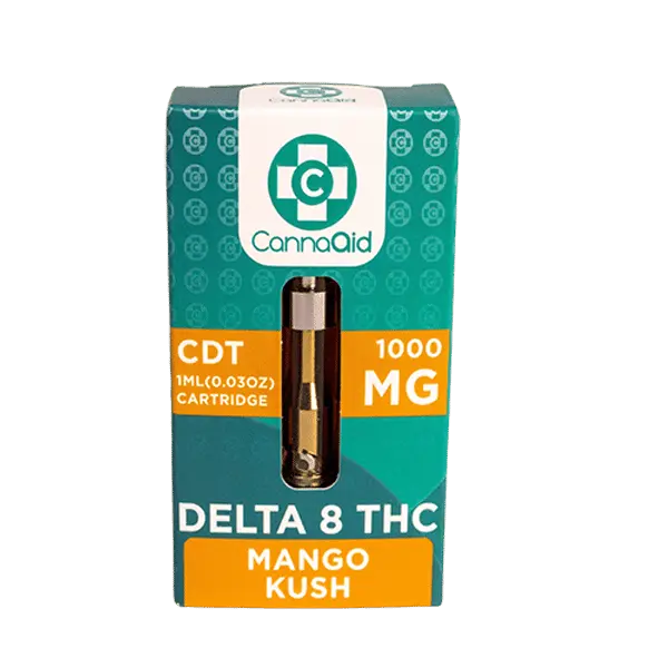 Delta 8 Mango Kush Vape Cartridge CannaAid