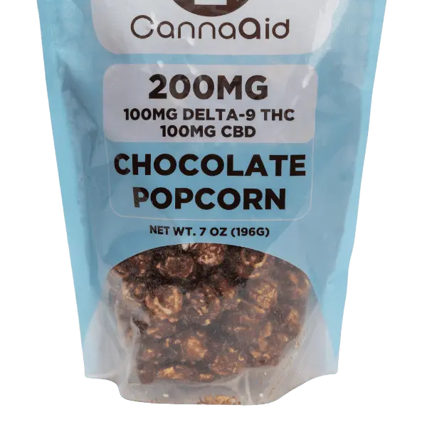 Delta 9 THC + CBD Flavored Popcorn CannaAid