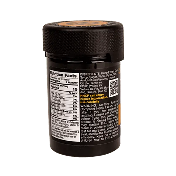 Black Label – High Potency Delta 9 + THCP Gummies CannaAid