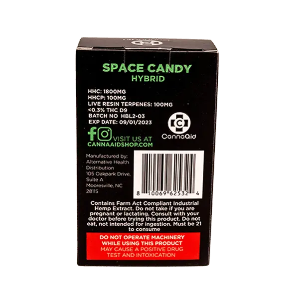 Black Label 2ML High Potency Disposable – HHC + HHCP CannaAid