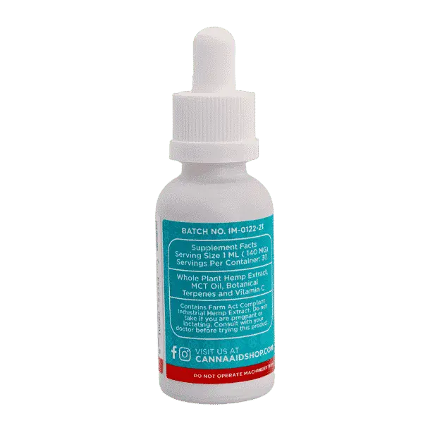 Immune+ Tincture – CBGA+CBDA 4,200mg CannaAid