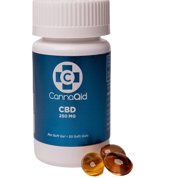 CBD Vegan Soft Gels 250 MG CannaAid