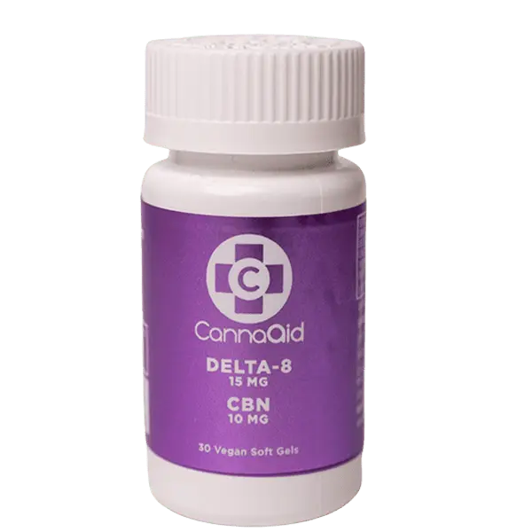 Delta 8 + CBN Soft Gels 750 MG (30 Pack) CannaAid