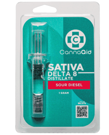 CannaAid Delta 8 Sour Diesel Distillate 1 Gram